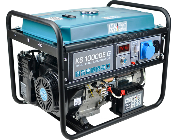 Двопаливний генератор Konner&Sohnen KS 10000E G фото 4