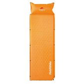 Самонадувающийся кемпинговый коврик Naturehike Mat with Pillow 25 мм NH15Q002-D orange (6927595705100)