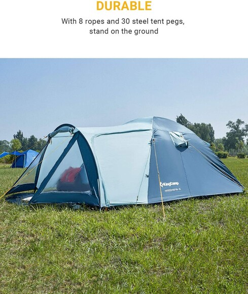 Палатка KingCamp Weekend (KT3008) Blue изображение 5