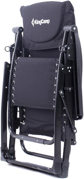 Шезлонг KingCamp Deckchair Enlarged Style Black (KC3903 black) изображение 4