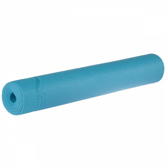 Килимок для йоги та фітнесу SportVida Blue PVC 4 мм (SV-HK0051) фото 5