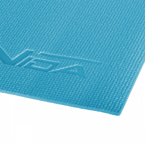 Килимок для йоги та фітнесу SportVida Blue PVC 4 мм (SV-HK0051) фото 8