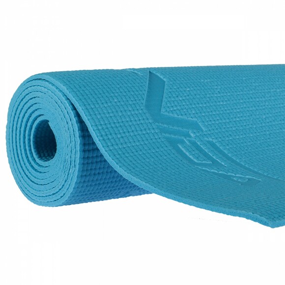 Коврик для йоги и фитнеса SportVida Blue PVC 4 мм (SV-HK0051) изображение 7
