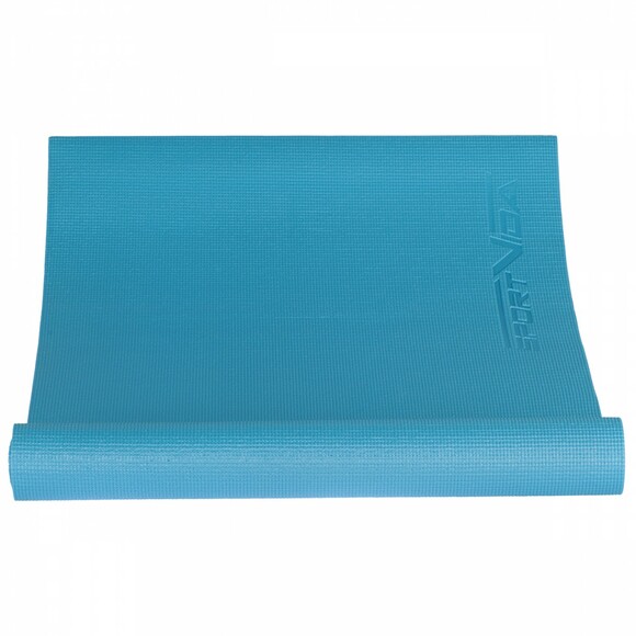 Коврик для йоги и фитнеса SportVida Blue PVC 4 мм (SV-HK0051) изображение 4