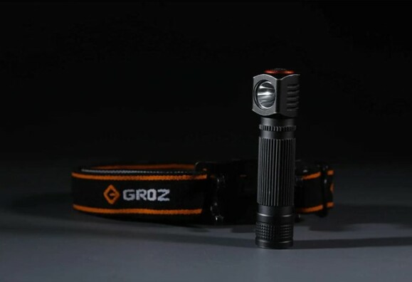 Акумуляторний налобний ліхтар LED-240 з магнітом, 7W LED, 130 люмен Groz 55072 фото 5