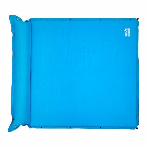 Каремат самонадувной Skif Outdoor Duplex blue (389.00.60) изображение 2