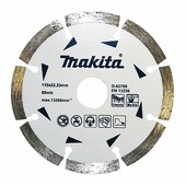 Алмазный диск Makita по бетону и мрамору 115x22.23мм (D-52750)