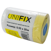 Пленка защитная с малярной лентой UNIFIX 0.55х20 м (PLM-55020)