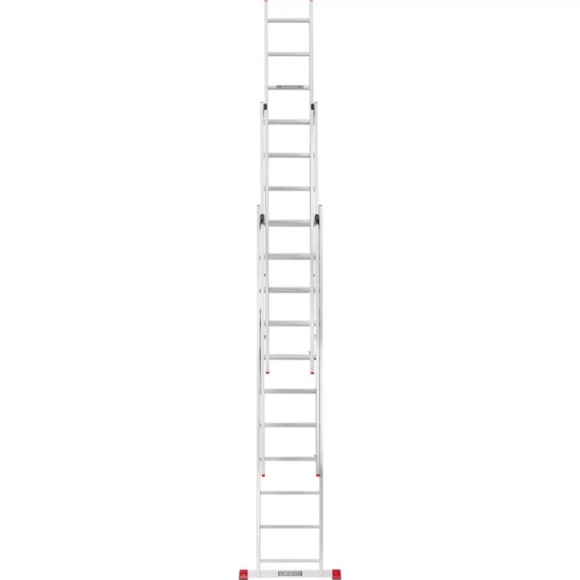 Лестница алюминиевая трехсекционная BLUETOOLS 3x11 (160-9008) изображение 6