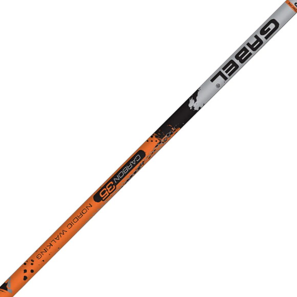 Палки для скандинавской ходьбы Gabel X-1.35 Black/Orange 125 (7008361141250) (DAS301689) изображение 3