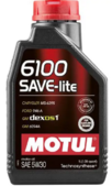 Моторное масло Motul 6100 Save-lite, 5W30, 1 л (107956)