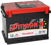 Автомобильный аккумулятор A-Mega BATTERIES STANDARD 6СТ-60-АЗ, 12В, 60 Ач (M3-60-PM)