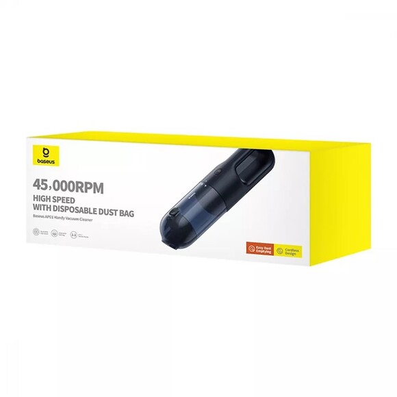 Портативный пылесос Baseus AP01 Handy Vacuum Cleaner (black) (C30450100111) изображение 5