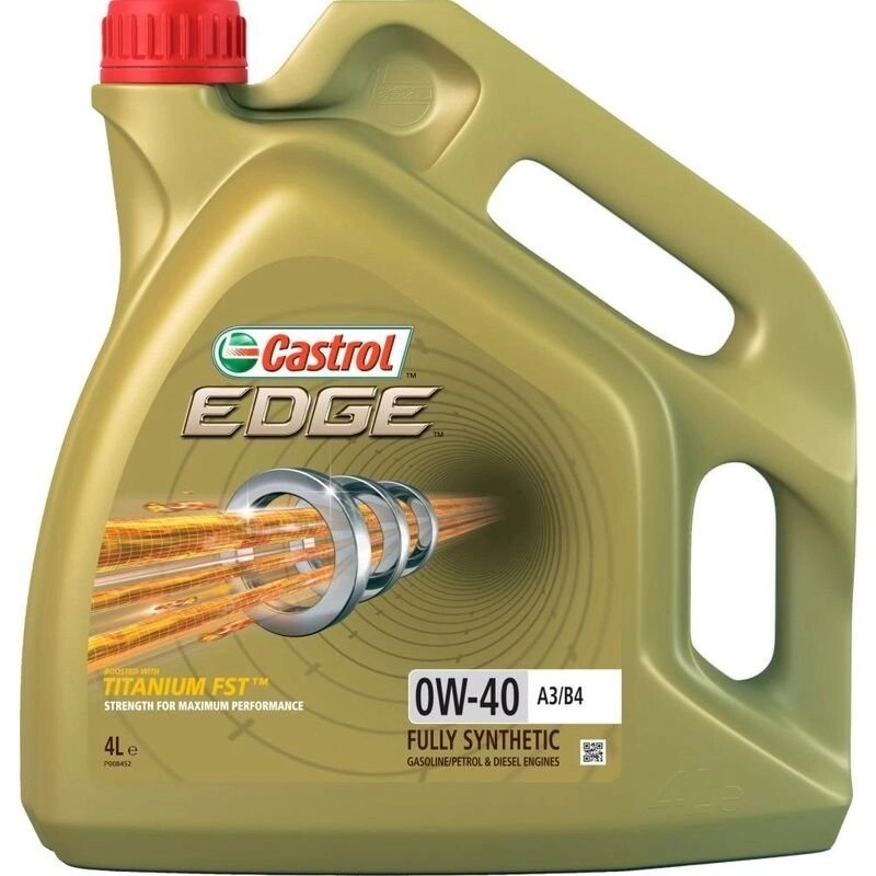 

Моторное масло CASTROL EDGE Titanium 0W-40 A3/B4, 4 л (EDG04B4-4X4)