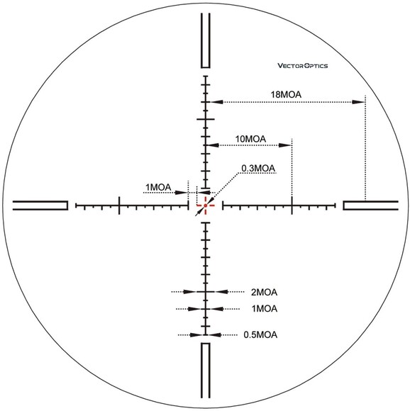 Прицел оптический Vector Optics Aston 5-30x56, illum. SFP, 30 мм (SCOL-24) изображение 7