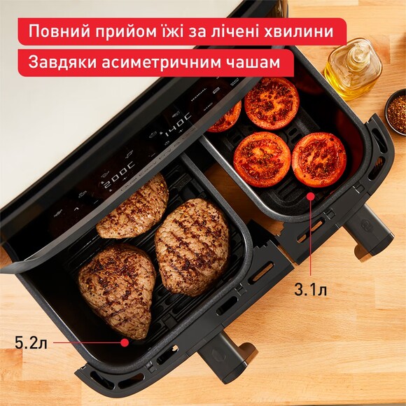 Мультипечь Tefal Dual Easy Fry&Grill Air Fryer (EY905B10) изображение 20