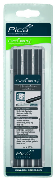 Стержни запасные PICA для BIG Dry универсальный графит 2В (6030) изображение 2