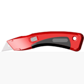 Строительный нож ZENTEN с трапециевидным лезвием BIKO (8973-3)