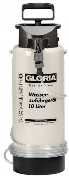 Бак для воды GLORIA 10 л" с шлангом для установок алмазного бурения (81766)