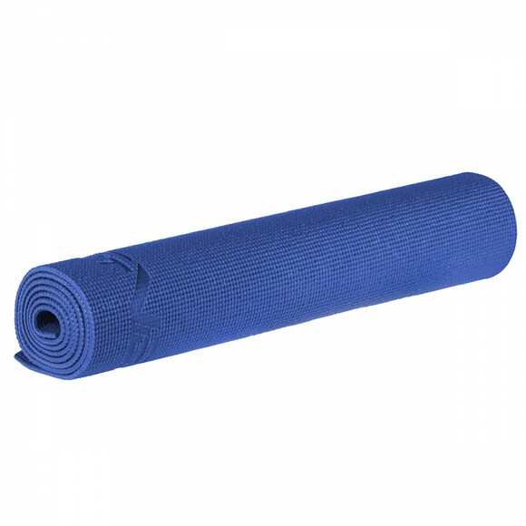 Килимок для йоги та фітнесу SportVida Blue PVC 6 мм (SV-HK0053) фото 5