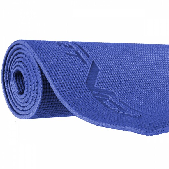 Килимок для йоги та фітнесу SportVida Blue PVC 6 мм (SV-HK0053) фото 7