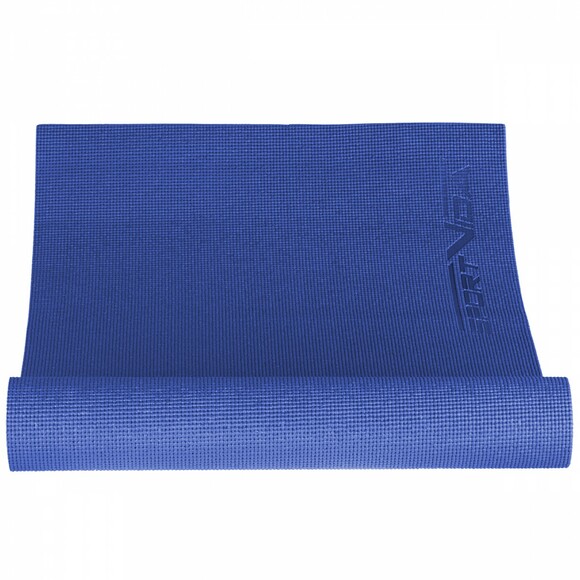 Коврик для йоги и фитнеса SportVida Blue PVC 6 мм (SV-HK0053) изображение 4