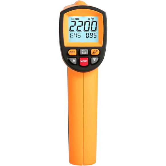 Безконтактний інфрачервоний термометр (пірометр) Benetech 200-2200°C (GM2200) фото 2
