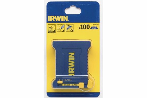 Леза Irwin трапецієподібні Bi-Metal в пеналі 100 шт (10504243)
