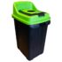 Сортировочный мусорный бак PLANET Re-Cycler 50 л, черно-зеленый