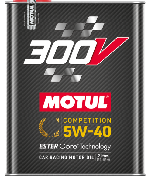 Моторное масло Motul 300V Competition, 5W40 2 л (110817)