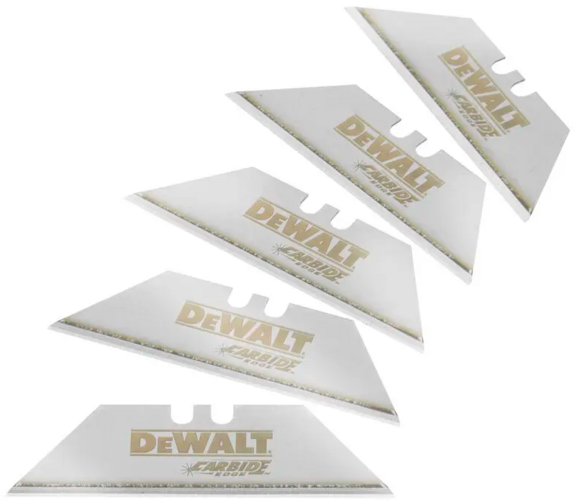 Лезвия запасные DeWALT Carbide, 5 шт (DWHT0-11131)