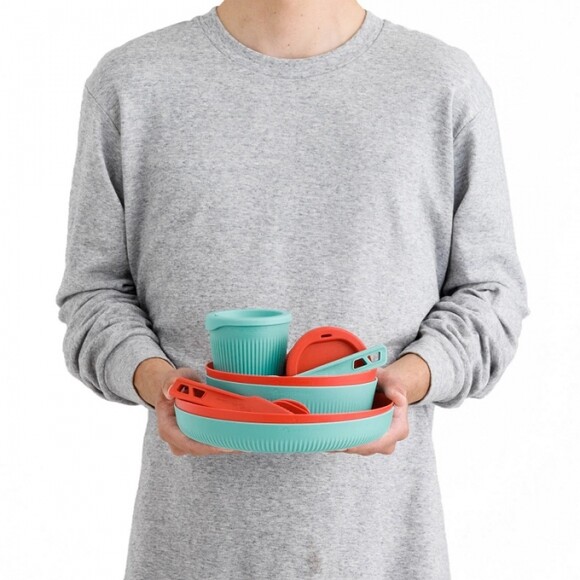 Набір посуду Sea to Summit Passage Dinnerware Set (spicy orange/aqua sea blue) (STS ACK037051-122123) фото 4