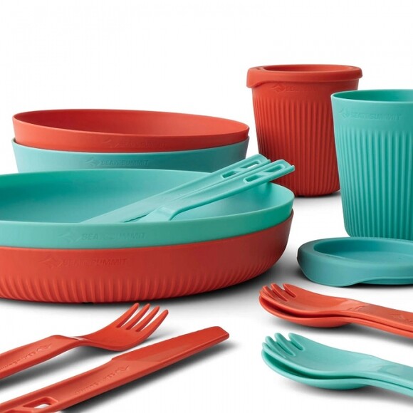 Набір посуду Sea to Summit Passage Dinnerware Set (spicy orange/aqua sea blue) (STS ACK037051-122123) фото 3