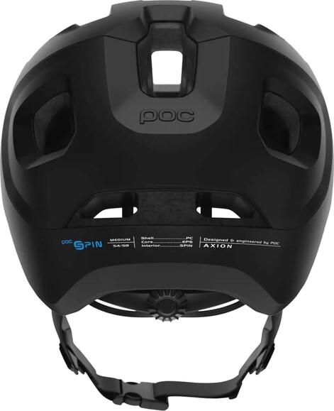 Шлем велосипедный POC Axion SPIN, Matt Black, XS/S (PC 107321023XSS1) изображение 3