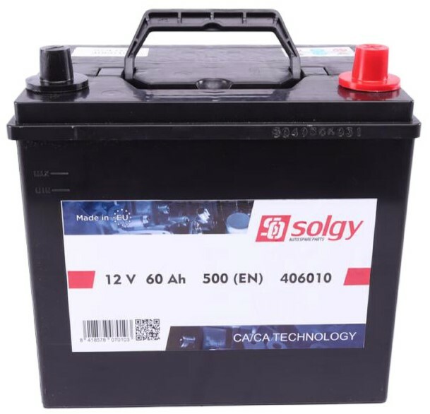 

Автомобильный аккумулятор Solgy 6 CT-60-R, 60Ah/500A (406010)