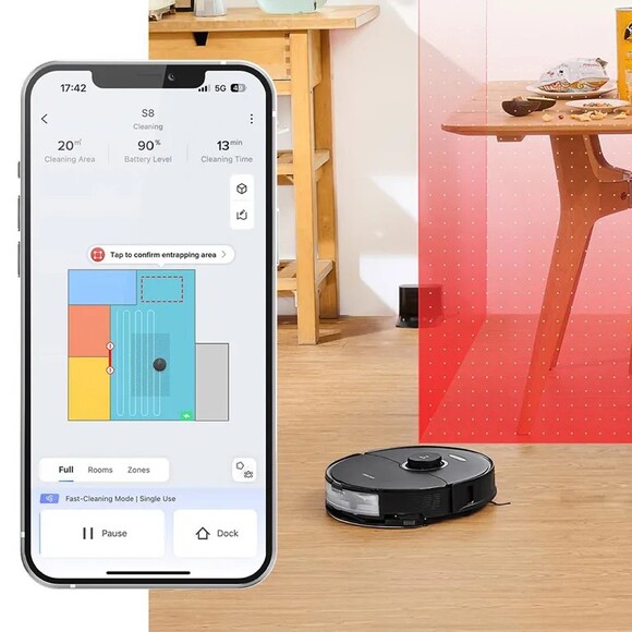 Робот-пылесос RoboRock S8 (black) (976706) изображение 10