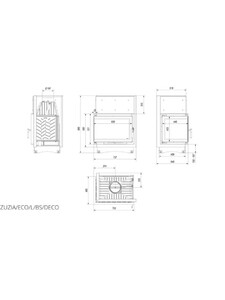 Камінна топка Kratki ZUZIA ECO 12 DECO (ZUZIA/ECO/L/BS/DECO) фото 5