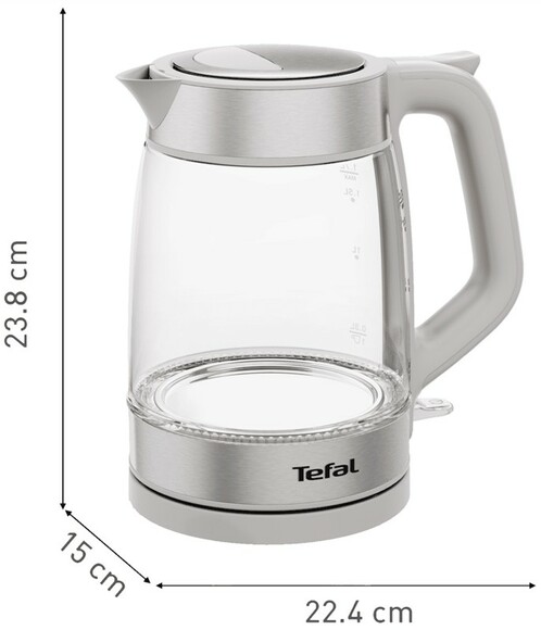 Електрочайник Tefal Glass Kettle KI605B30 фото 3