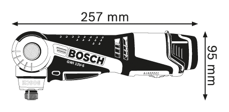 Аккумуляторный угловой шуруповерт Bosch GWI 10,8 V-LI (0601360U08) (без аккумулятора и ЗУ) изображение 3