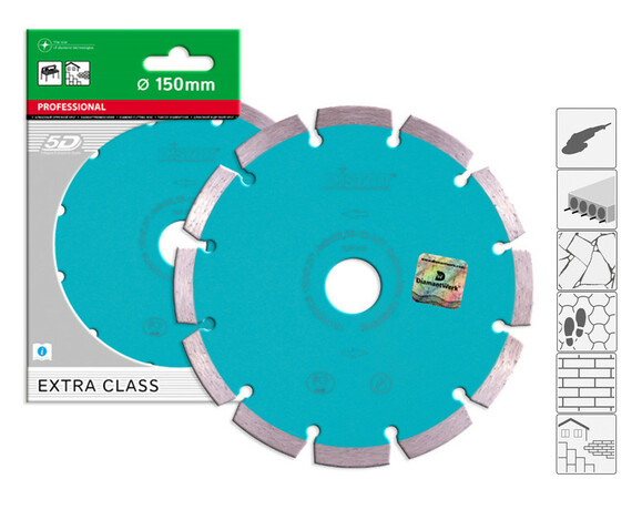 Алмазный диск Distar 1A1RSS/C3-H 150x2,2/1,4x8x22,23-12 Technic (14315086012) изображение 2