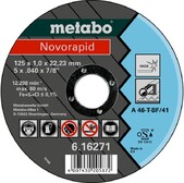 Диск отрезной Metabo Novorapid 125x1,0x22,2 мм A46-T (616271000)
