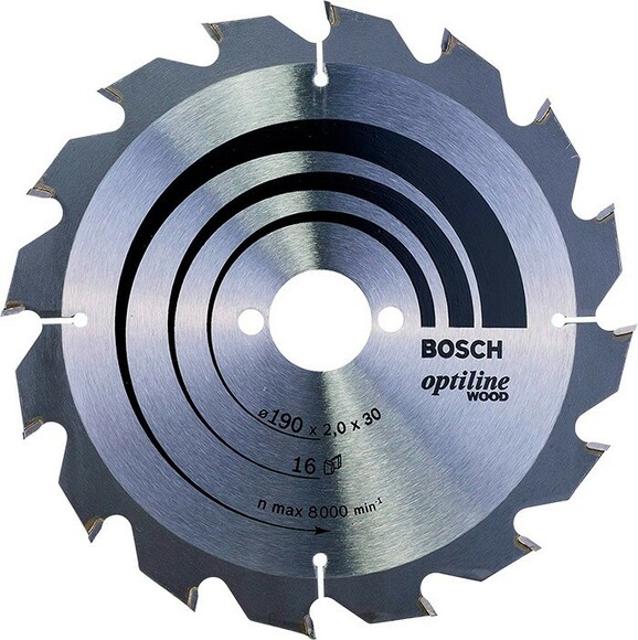 Пиляльний диск Bosch Optiline Wood 190x30-16 (2608641184)