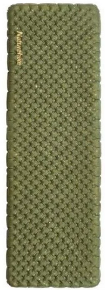 Матрас надувной сверхлегкий Naturehike CNH22DZ018 с мешком для надувания, прямоугольный, зеленый, 196 см