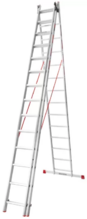 Лестница алюминиевая трехсекционная BLUETOOLS 3x14 (160-9010)