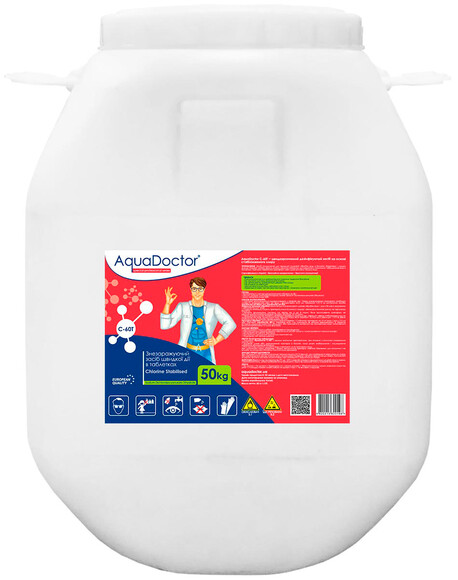 AquaDoctor C-60T хлор-шок в таблетках 50 кг (2737)