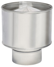 Волпер (дефлектор) ДЫМОВЕНТ из нержавеющей стали AISI 304, 130, 0.5 мм
