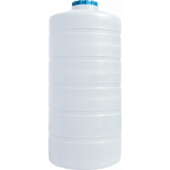 Пластиковая емкость Пласт Бак 1500 л вертикальная, белая (00-00000777)