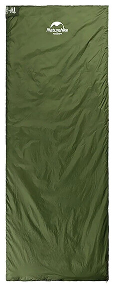 Спальный мешок Naturehike LW180 NH21MSD04 левый, M (темно-зеленый) (6927595786949-L)