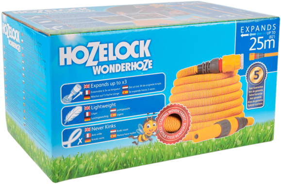Шланг для полива Hozelock Wonderhoze растяжной, 25 м, коннекторы (2 шт.) в комплекте (00-00020075) изображение 7