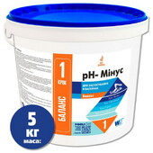 Средство для снижения pH Water World Window pH- Минус, 5 кг (10601001)
